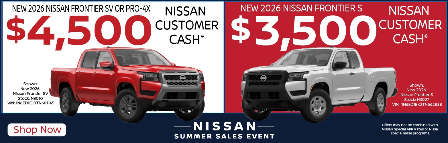 2026 NISSAN FRONTIER BANNER